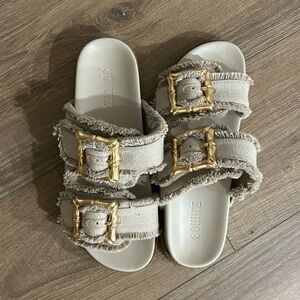 Schutz - Enola Sporty Linen Sandal